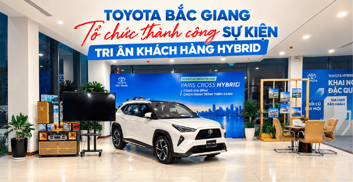 Toyota Bắc Giang tổ chức thành công sự kiện tri ân khách hàng Hybrid